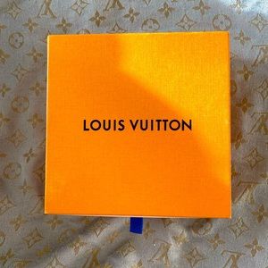 Louis Vuitton scarf and box